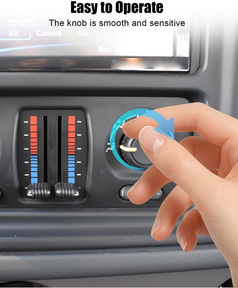 TIKSCIENCE 599-210XD Climate Control Module Fit for Chevy Silverado Trailblazer Avalanche Tahoe GMC Envoy Sierra Yukon Cadillac Escalade, AC Heater HVAC Panel Switch with Manual A/C Controls - Image 4